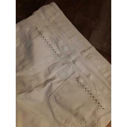 Vlotte witte jeans van Berry Weber maat 38