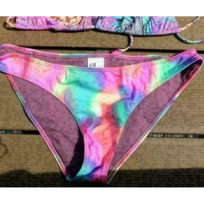 H&M fluor kleurtjes bikini mt 40
