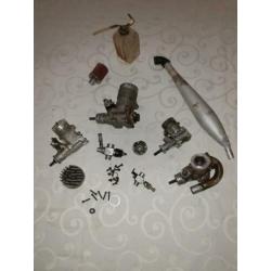 Diverse nitro motoren. En accessoires.