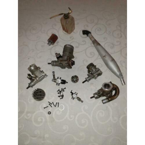 Diverse nitro motoren. En accessoires.