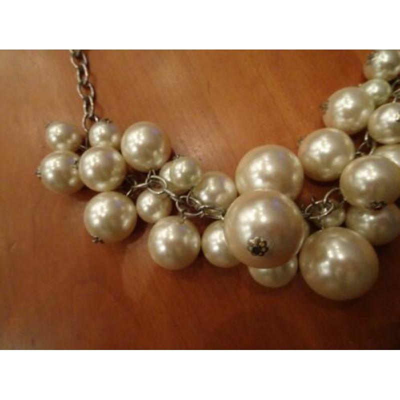 Parel trossen verstelbare ketting