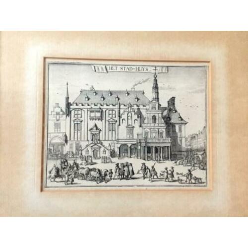 Romein de Hooge - Het Stads-Huys te Haarlem - Gravure 1688