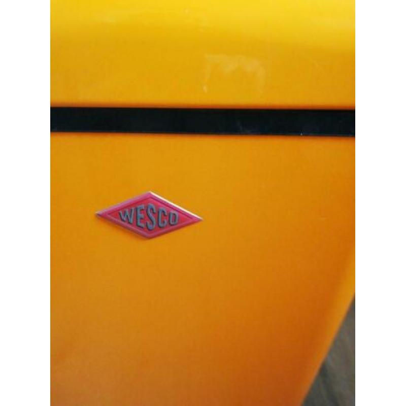 te koop mooie vintage wesco prullen bak
