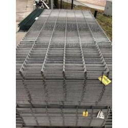 10m Gegalvaniseerd hekwerk 123cm hoog - 2e keus groene paal