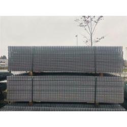 10m Gegalvaniseerd hekwerk 123cm hoog - 2e keus groene paal