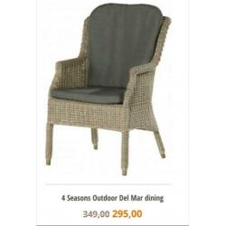Mooie 4 Seasons Outdoor 4SO tuinstoelen tuinstoel tuinset