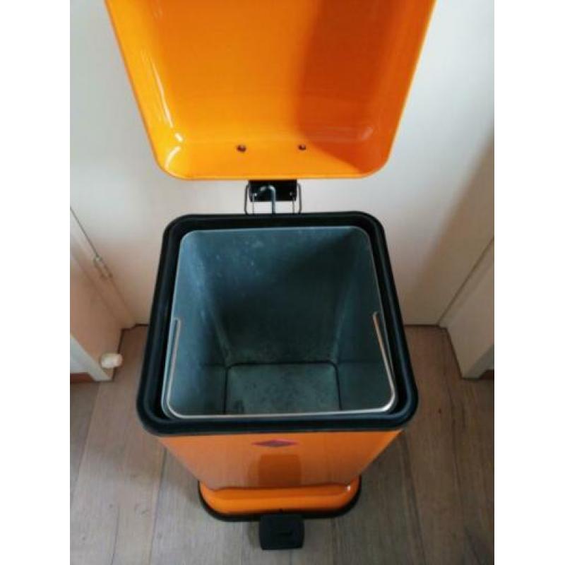 te koop mooie vintage wesco prullen bak