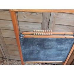 Vintage (Kinder) Krijtbord - Kinder Schoolbord - dubbel