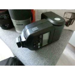 Sony A37 + 50mm f1.8, 75-300mm, 28-70mm, flitser, tas, 64GB
