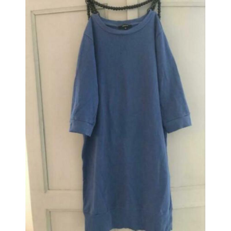 Als Nieuw! NIKKIE sweatdress jurk dress jeans blauw maat 38
