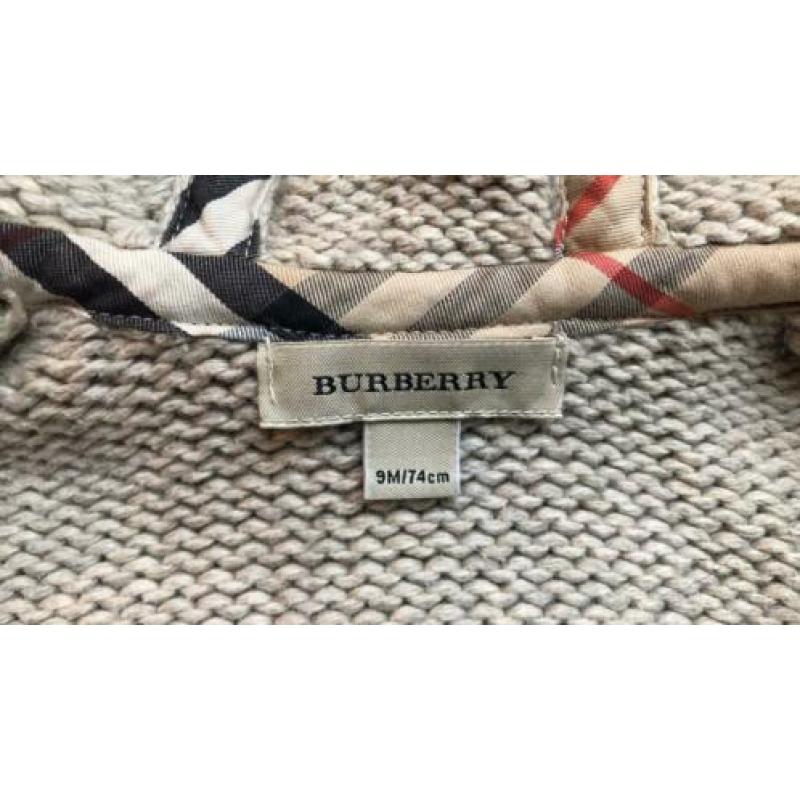 Vest jasje Burberry origineel rits knopen mt 74
