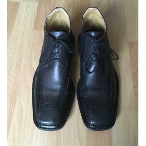 HAL Made in ITALY lederen zwarte schoenen, maat 42