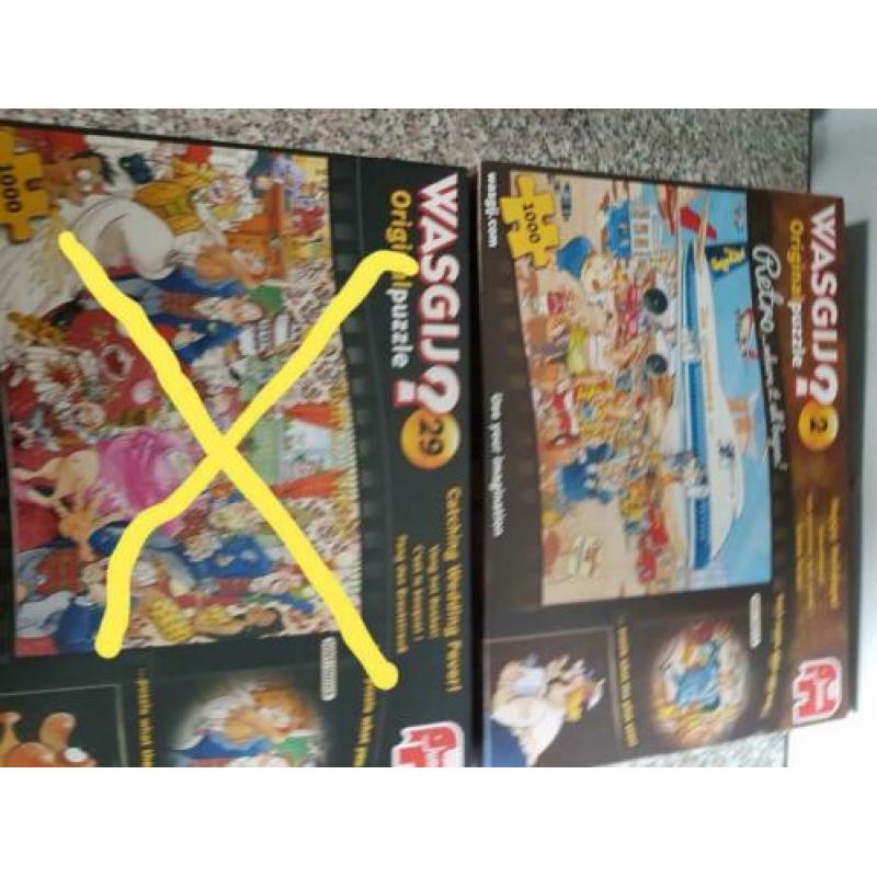 Gave wasgij puzzels compleet en uit rookvrije omgeving