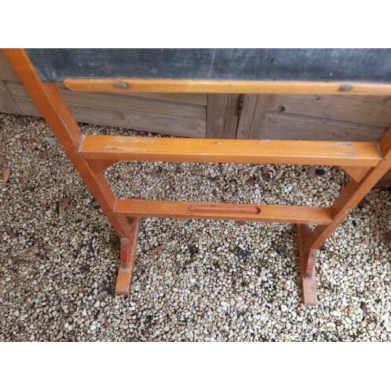 Vintage (Kinder) Krijtbord - Kinder Schoolbord - dubbel
