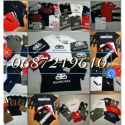 Dsquared Fendi Gucci Givenchy Baleniaga Stone Island tshirts
