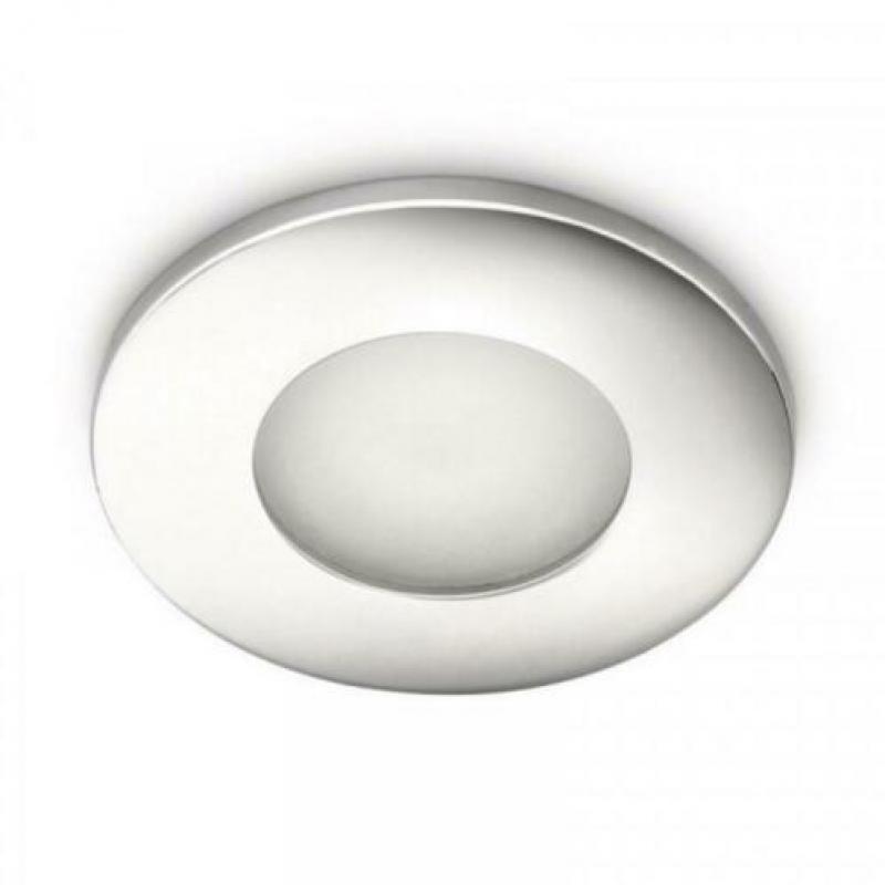 Inbouwspot badkamer PHILIPS Wash Chrome (ex. lichtbron) -40%