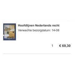 Hoofdlijnen Nederlands recht