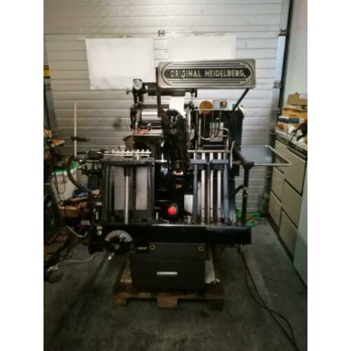 Heidelberg Degel met Folieunit grote Folieplaat