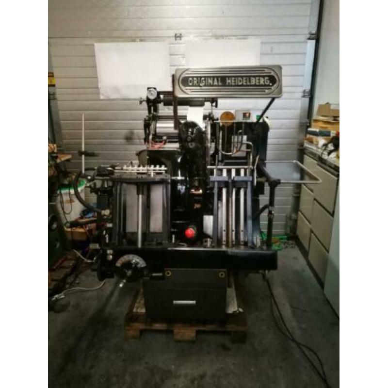 Heidelberg Degel met Folieunit grote Folieplaat