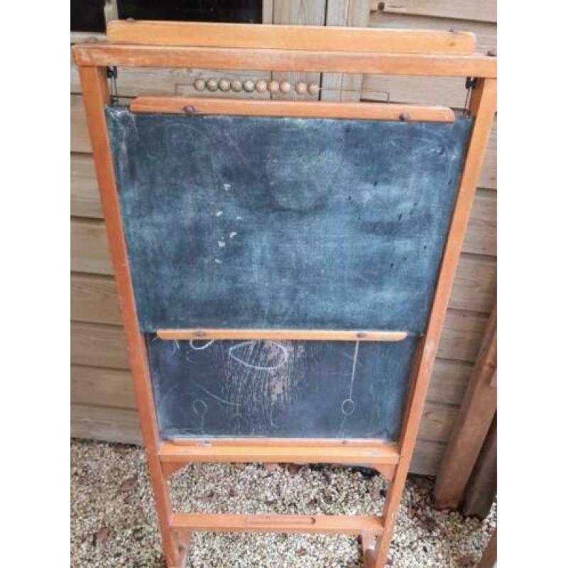 Vintage (Kinder) Krijtbord - Kinder Schoolbord - dubbel