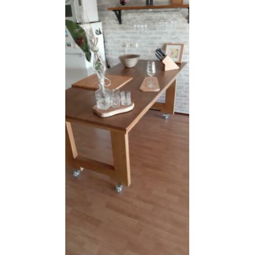 Eettafel eiken