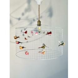 Lamp vogelkooi met vogels lamp