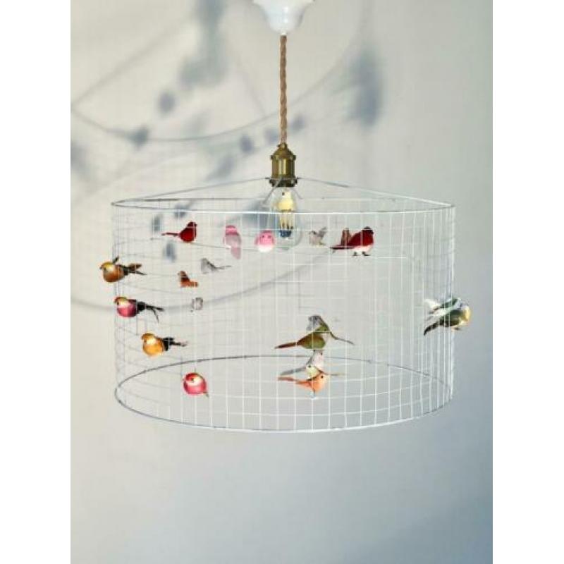 Lamp vogelkooi met vogels lamp