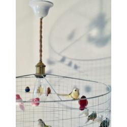 Lamp vogelkooi met vogels lamp