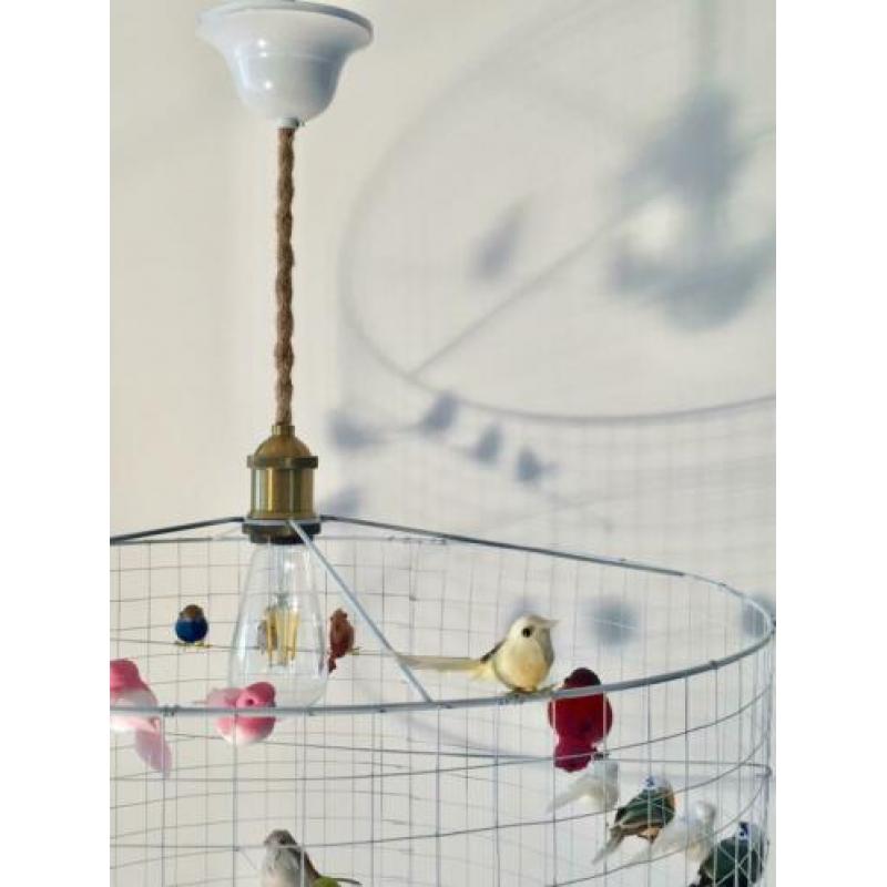 Lamp vogelkooi met vogels lamp