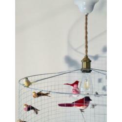 Lamp vogelkooi met vogels lamp