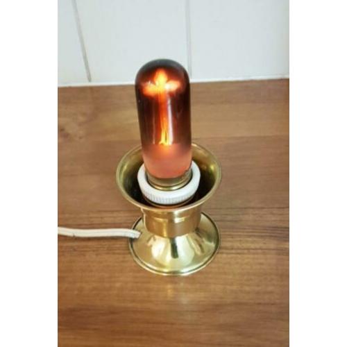 Devotielamp, devotielampje, kruislampje, koper, jaren 50