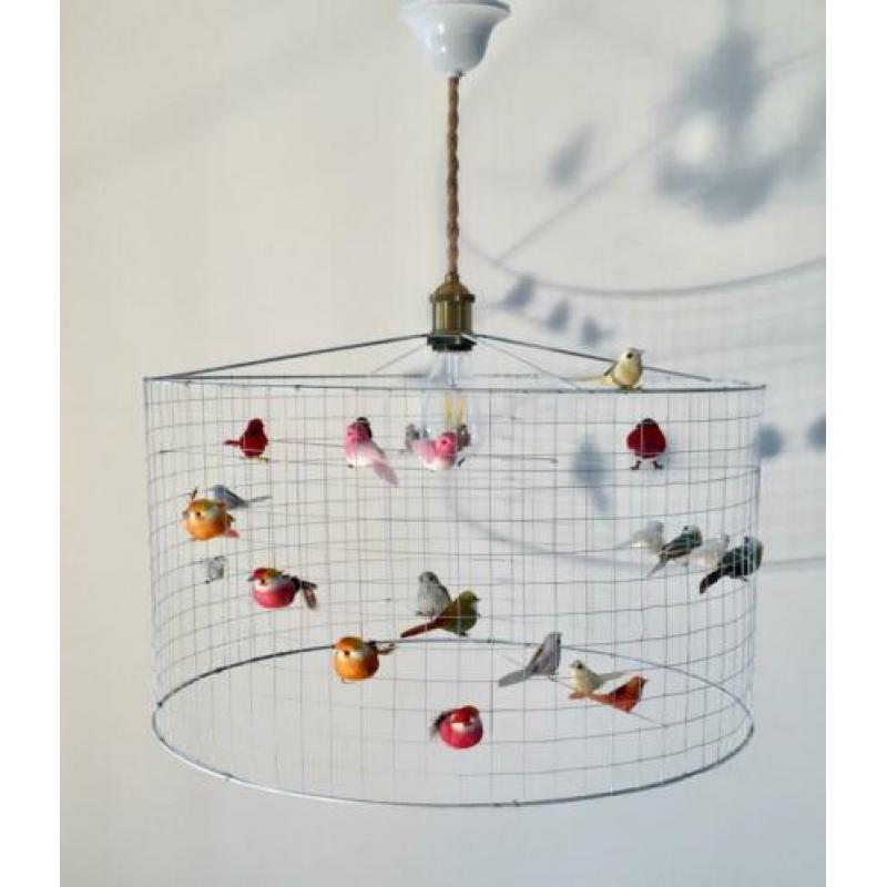 Lamp vogelkooi met vogels lamp