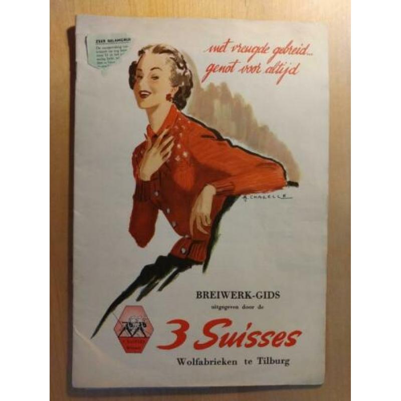 Breiwerk-gids van 3 Suisses, wolfabriek te Tilburg (1952)
