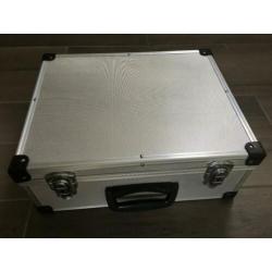 Aluminium cd / dvd koffer / organizer / flightcase