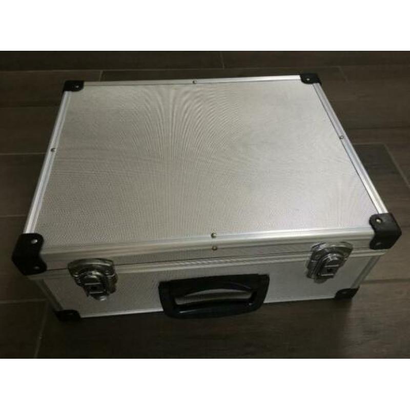 Aluminium cd / dvd koffer / organizer / flightcase