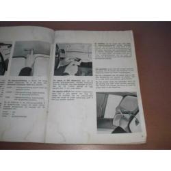 Handleiding/ instructieboekje Volkswagen Kever/ 1965