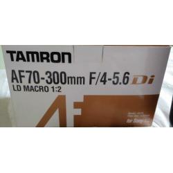 Tamron macrolens zo goed als nieuw, telelens