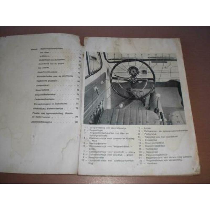 Handleiding/ instructieboekje Volkswagen Kever/ 1965