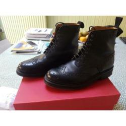 Grenson Fred commando brogues black grain mt 44 veldtschoen