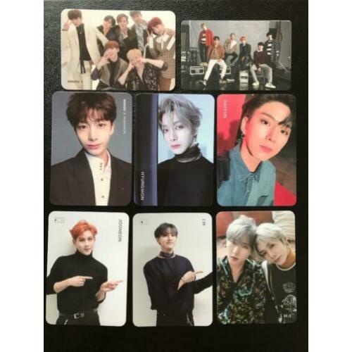 Kpop - Monsta X photocards Wonho I.M Kihyun Jooheon Hyungwon