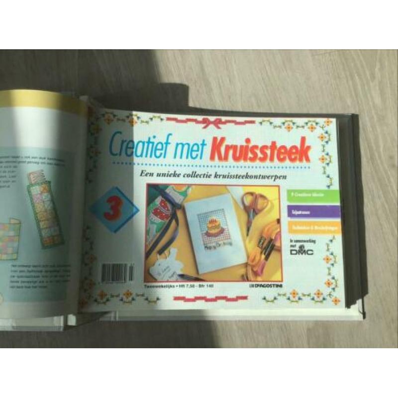 Verzamelmap creatief met kruissteek