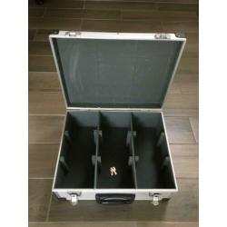 Aluminium cd / dvd koffer / organizer / flightcase