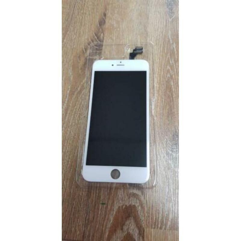 iPhone 6 plus frontscreen wit / zwart