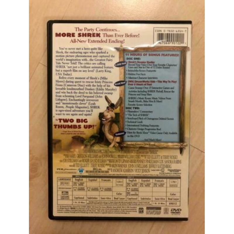 DVD Shrek (2001) US Import Regio 1