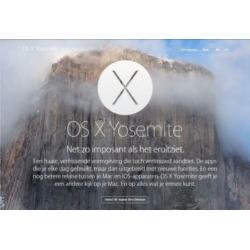 Mac OS X Yosemite 10.10.5 VoorGeïnstalleerd op SSD van 250GB