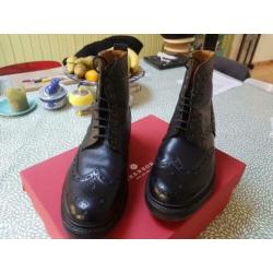 Grenson Fred commando brogues black grain mt 44 veldtschoen