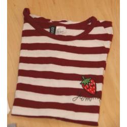 5 shirts H&M Divided maat XS en S