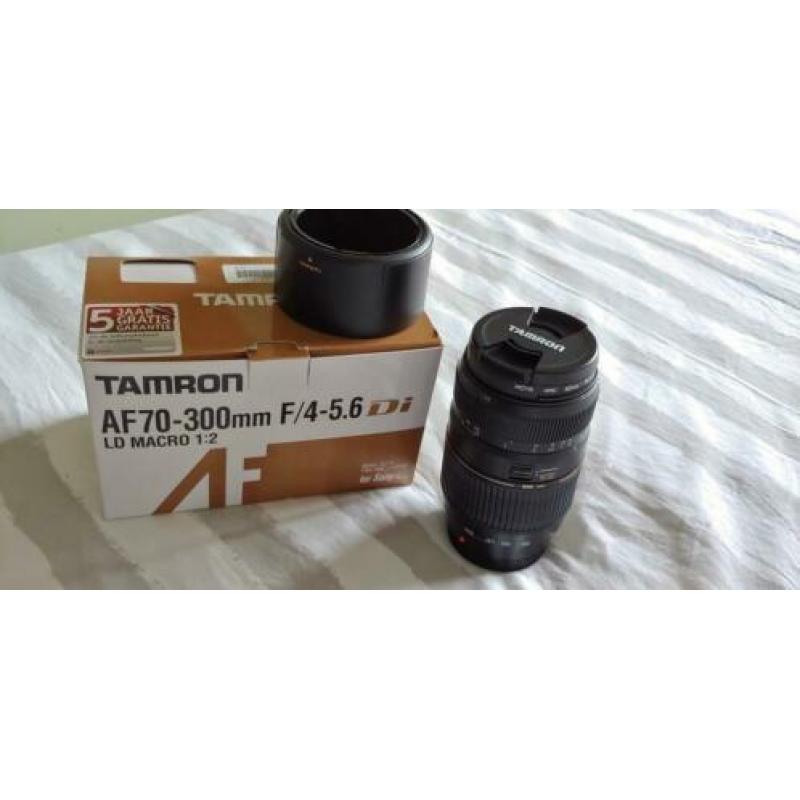 Tamron macrolens zo goed als nieuw, telelens