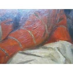 =uit 1925 = PORTRET van een meisje =GESIGNEERD==