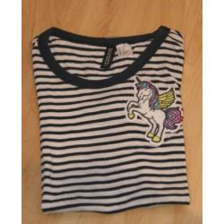 5 shirts H&M Divided maat XS en S